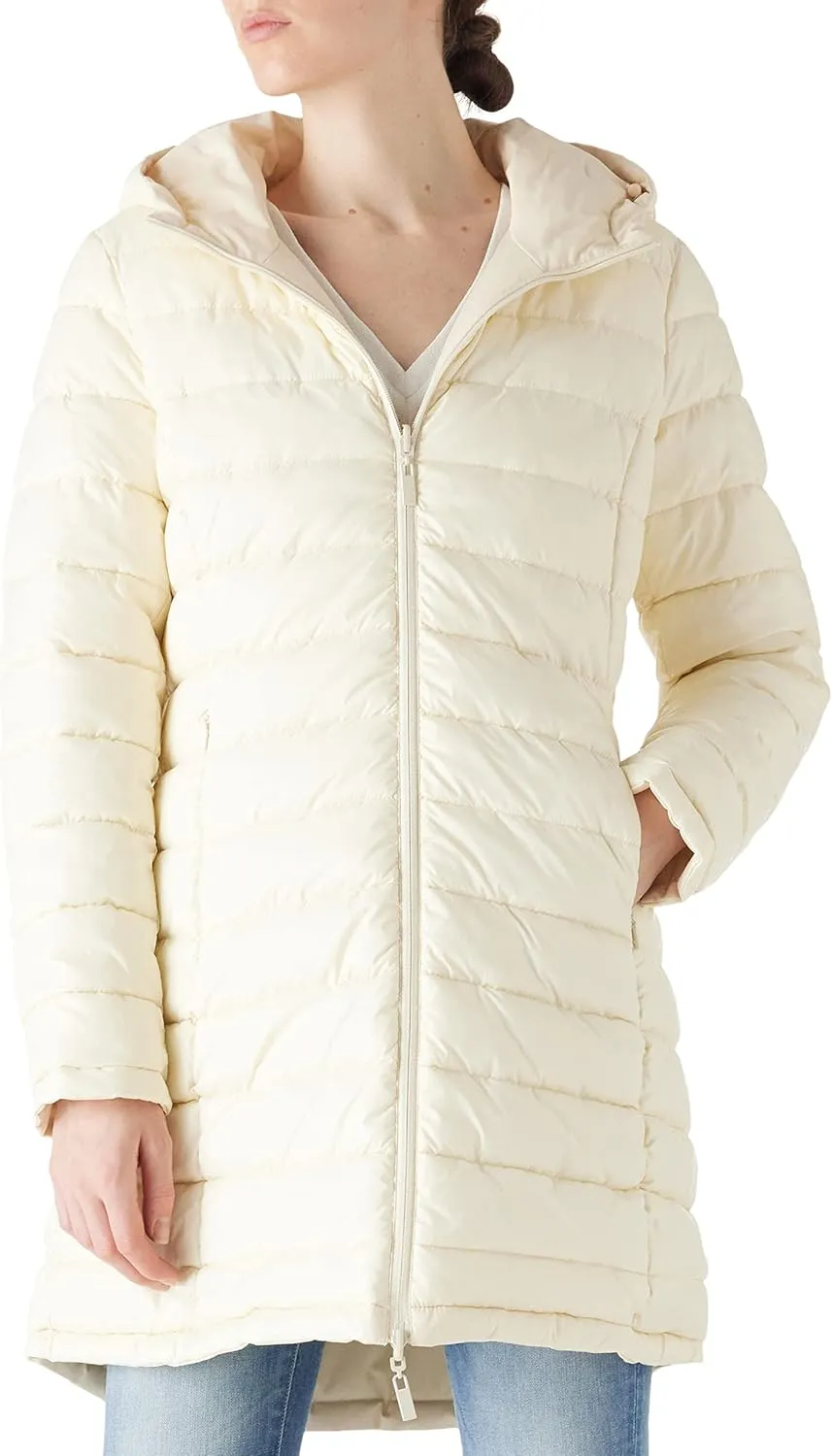 Bellivera Women Puffer Jacket Reversible Spring and Winter Fashion Warm Quilted Long Hooded Padded Bubble Coat