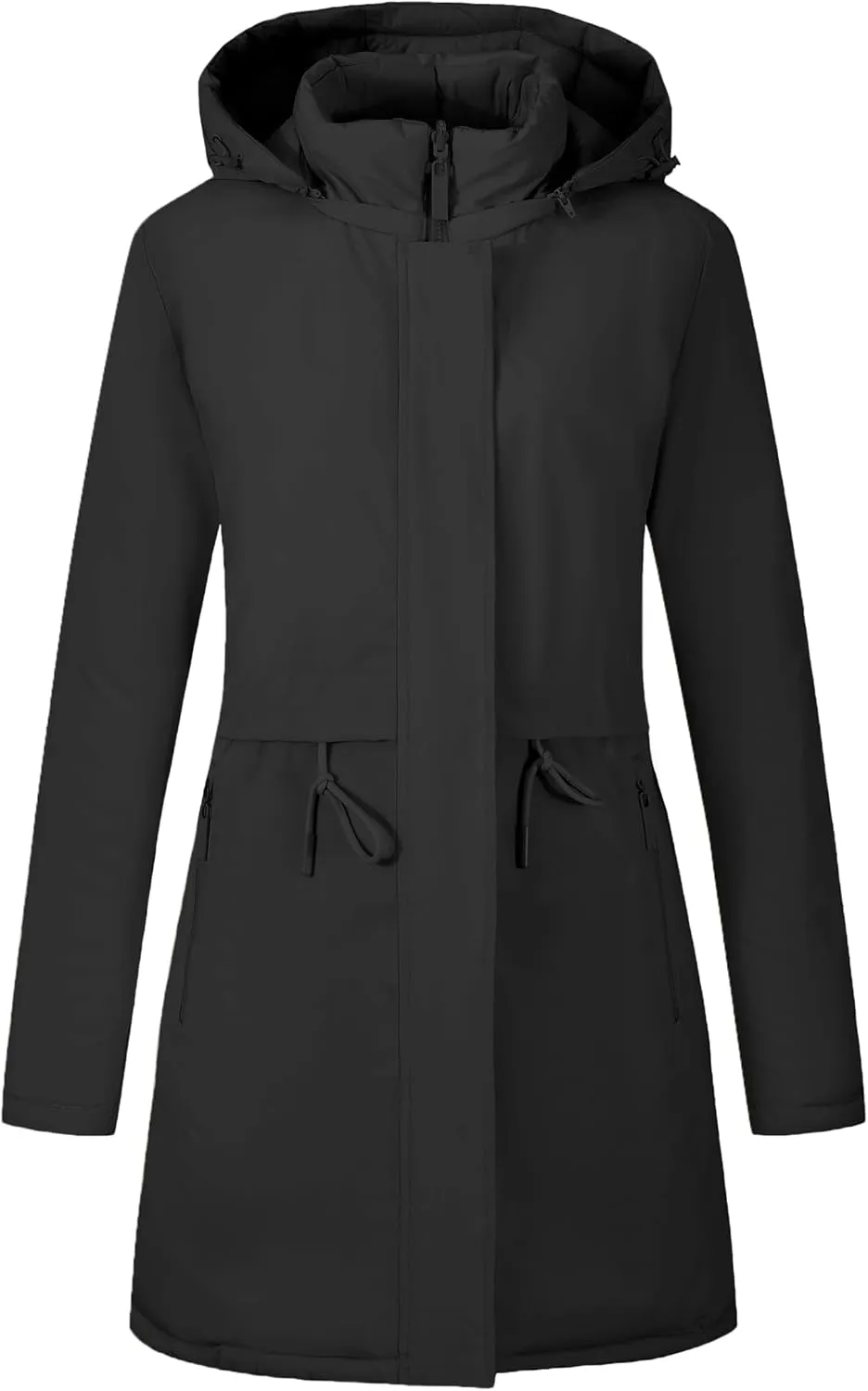 Bellivera Women Puffer Jacket Reversible Spring and Winter Fashion Warm Quilted Long Hooded Padded Bubble Coat