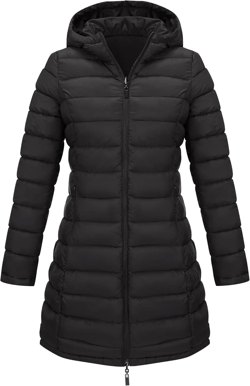 Bellivera Women Puffer Jacket Reversible Spring and Winter Fashion Warm Quilted Long Hooded Padded Bubble Coat
