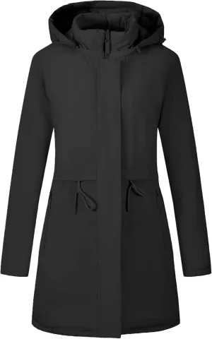 Bellivera Women Puffer Jacket Reversible Spring and Winter Fashion Warm Quilted Long Hooded Padded Bubble Coat