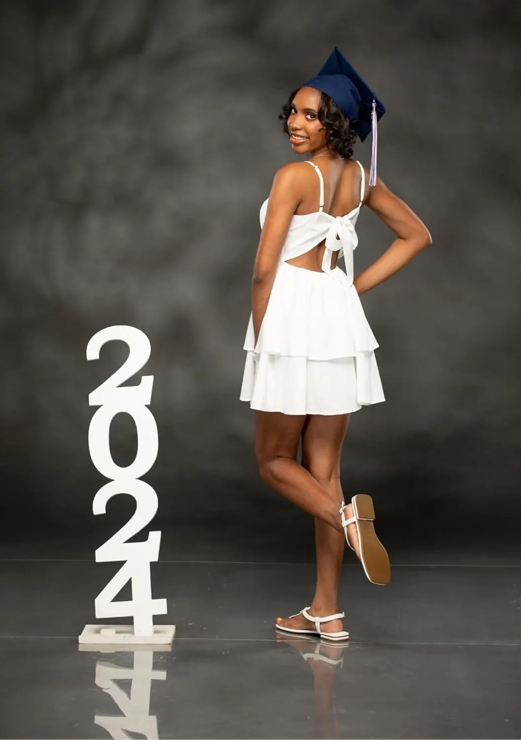 BNGD Women's Backless Bow Tie Short Dress 2025 Summer Models Sexy Halter Dresses Homecoming Dresses