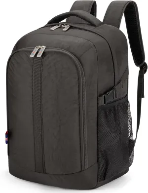 Boardingblue Under-Seat Backpack for Spirit, Frontier, American - Fits 18 x 13 x 8 Inches - Perfect Personal Item for Easy Air Travel - TSA Approved (Beige)