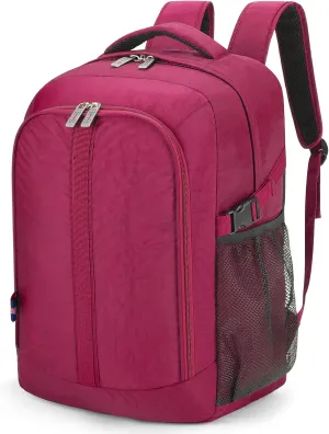 Boardingblue Under-Seat Backpack for Spirit, Frontier, American - Fits 18 x 13 x 8 Inches - Perfect Personal Item for Easy Air Travel - TSA Approved (Purple)