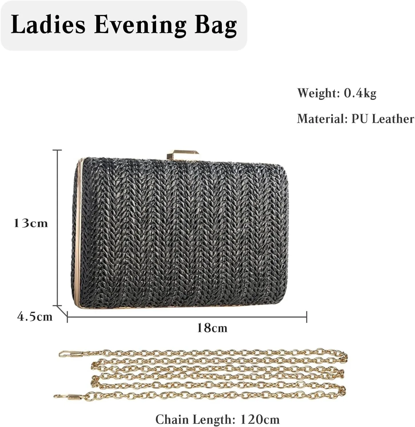 Bridal Wedding Purse Ladies Handbag Elegant Shoulder Crossbody Straw Evening for Women Handwoven Clutch