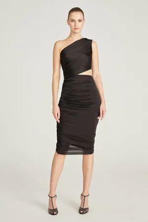 Cassidy Jersey Ruched Cocktail