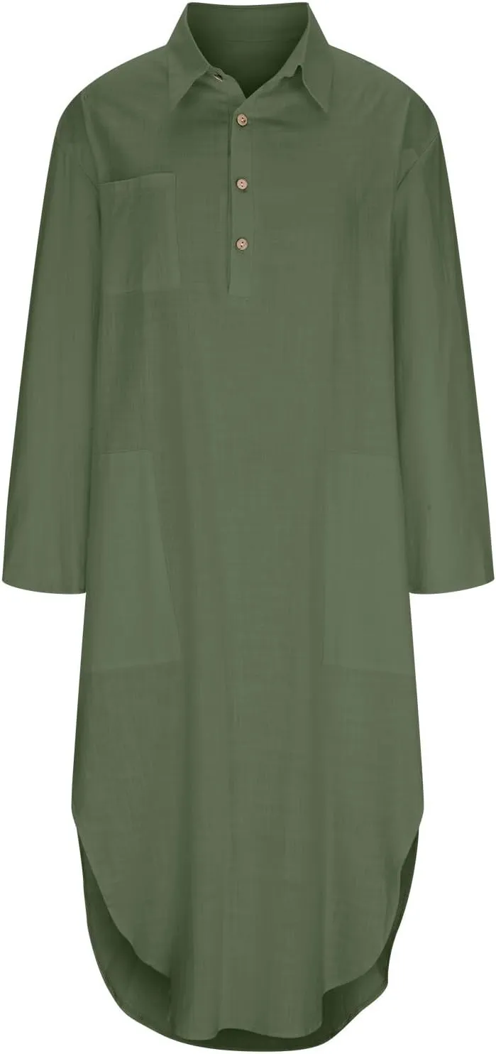 Ceboyel Womens Summer Causal Dresses Long Sleeve Dress Cotton Linen Shirt Dresses Dressy Trendy Ladies Outfits 2023