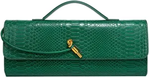 Clutch Purses for Women PU Leather Evening Bag Woven Clutch Trendy Purse Crossbody Bags Cute Handbag Shoulder Bag