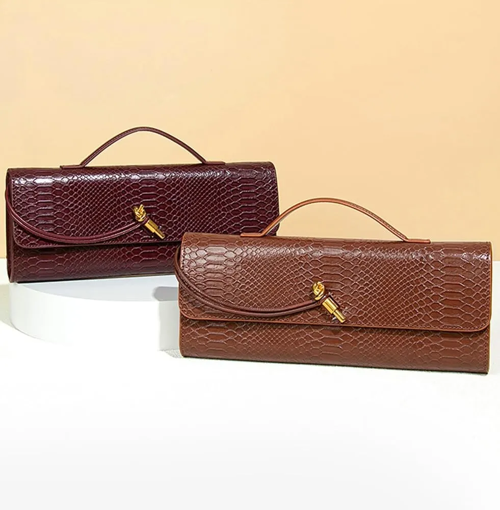 Clutch Purses for Women PU Leather Evening Bag Woven Clutch Trendy Purse Crossbody Bags Cute Handbag Shoulder Bag