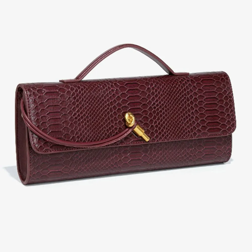 Clutch Purses for Women PU Leather Evening Bag Woven Clutch Trendy Purse Crossbody Bags Cute Handbag Shoulder Bag