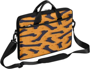 Colorful Music Theme Laptop Shoulder Messenger Bag Waterproof Laptop Briefcase with Handle and Padded Strap Case Sleeve