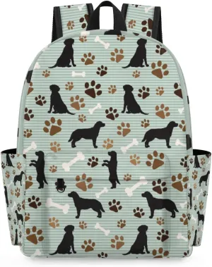 Cute Dog Puppy Kids Backpack for Boys Girls Paw Print Preschool Toddler Backpack Kindergarten Nursery Bookbag Travel Children Lightweight School Bag