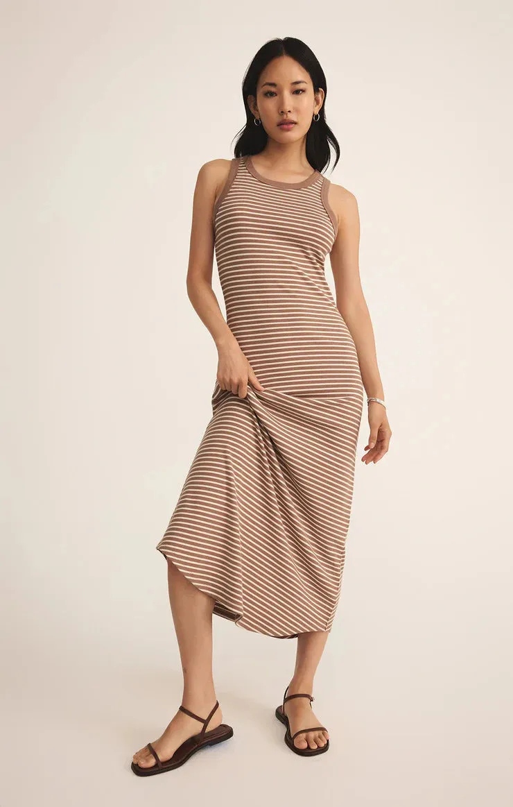 Goodwin Striped Midi Dress