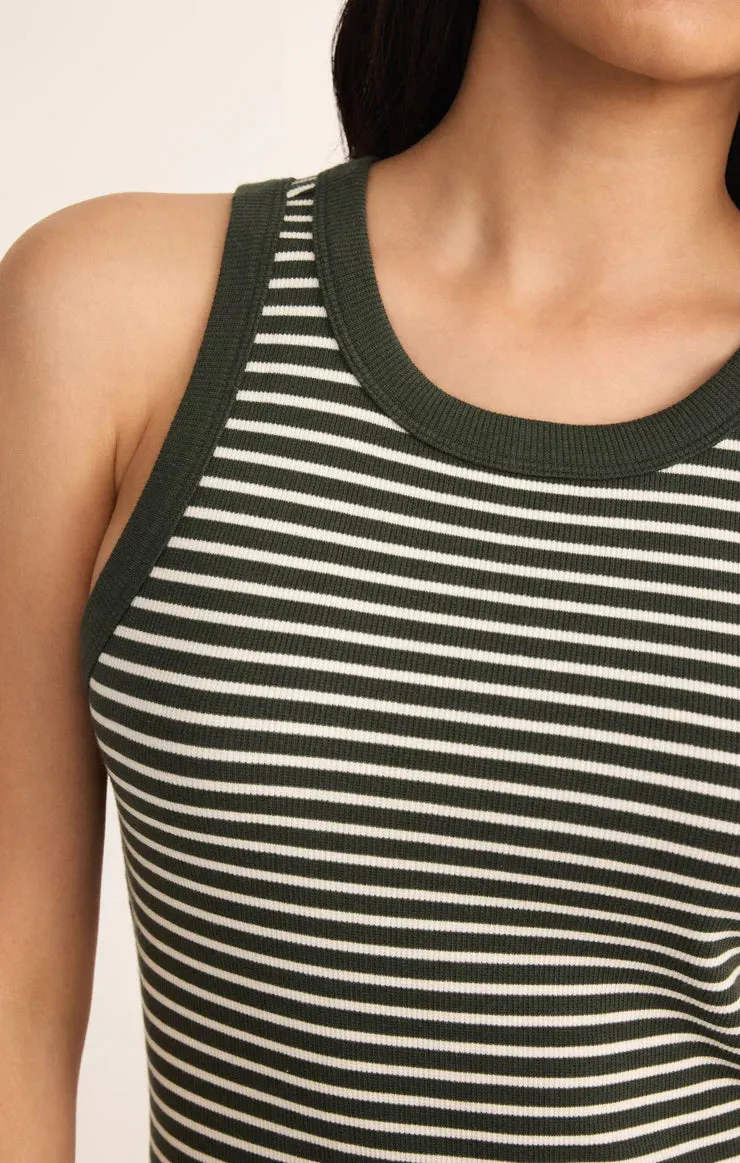 Goodwin Striped Midi Dress