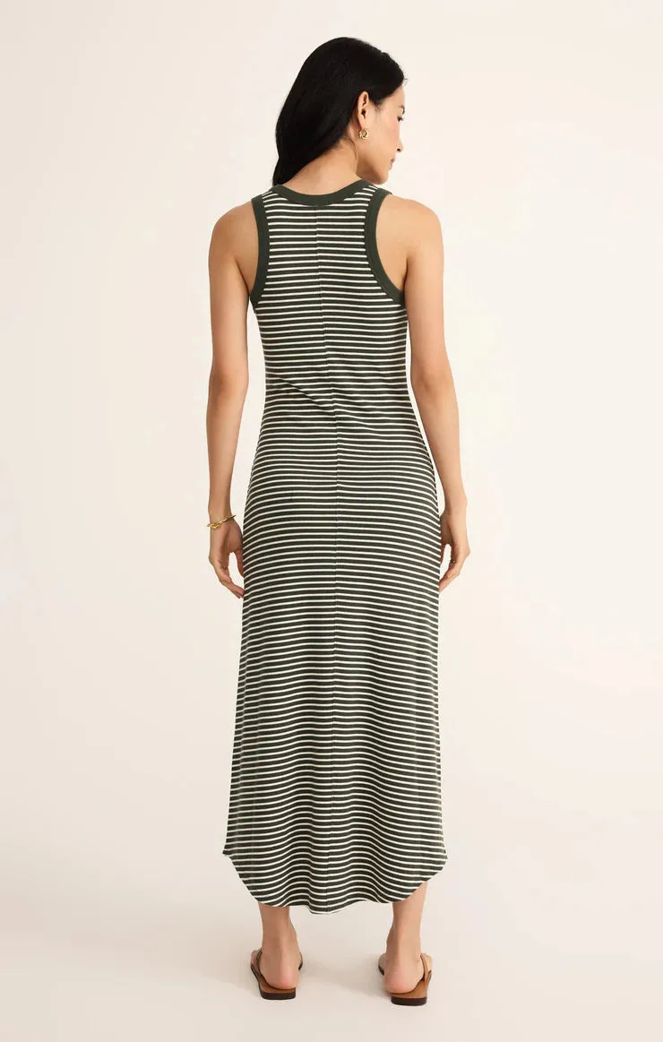 Goodwin Striped Midi Dress