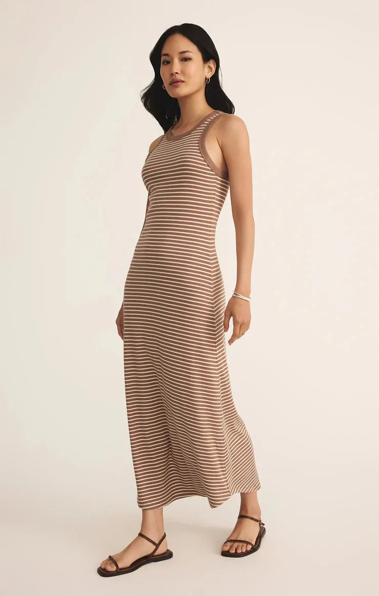 Goodwin Striped Midi Dress