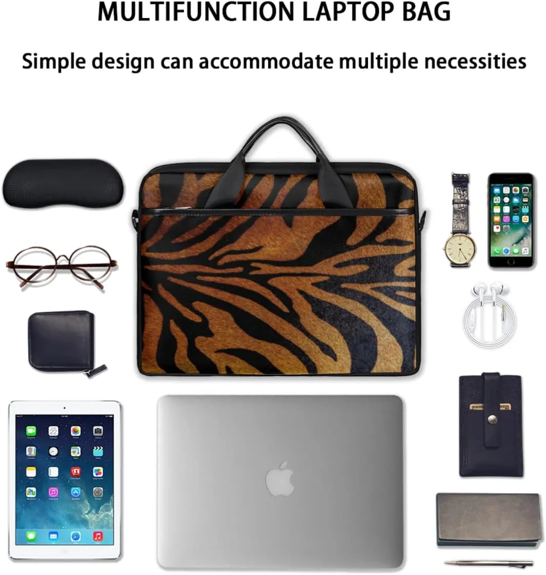 Grape Wine Bottle Laptop Shoulder Messenger Bag Waterproof Laptop Briefcase Handle Padded Strap