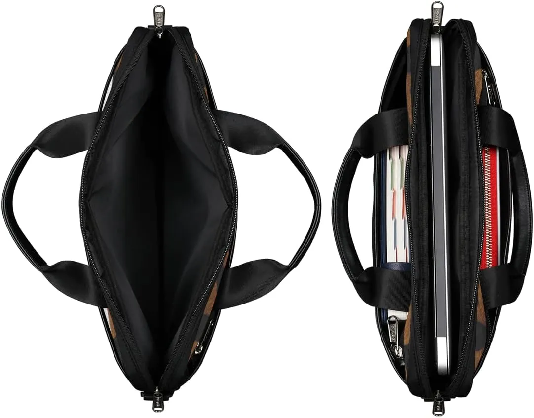 Grape Wine Bottle Laptop Shoulder Messenger Bag Waterproof Laptop Briefcase Handle Padded Strap