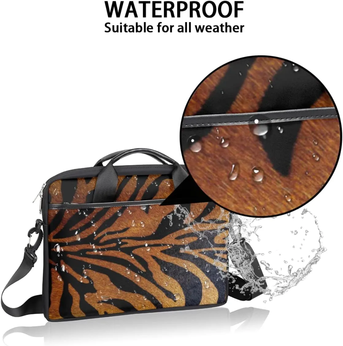 Grape Wine Bottle Laptop Shoulder Messenger Bag Waterproof Laptop Briefcase Handle Padded Strap
