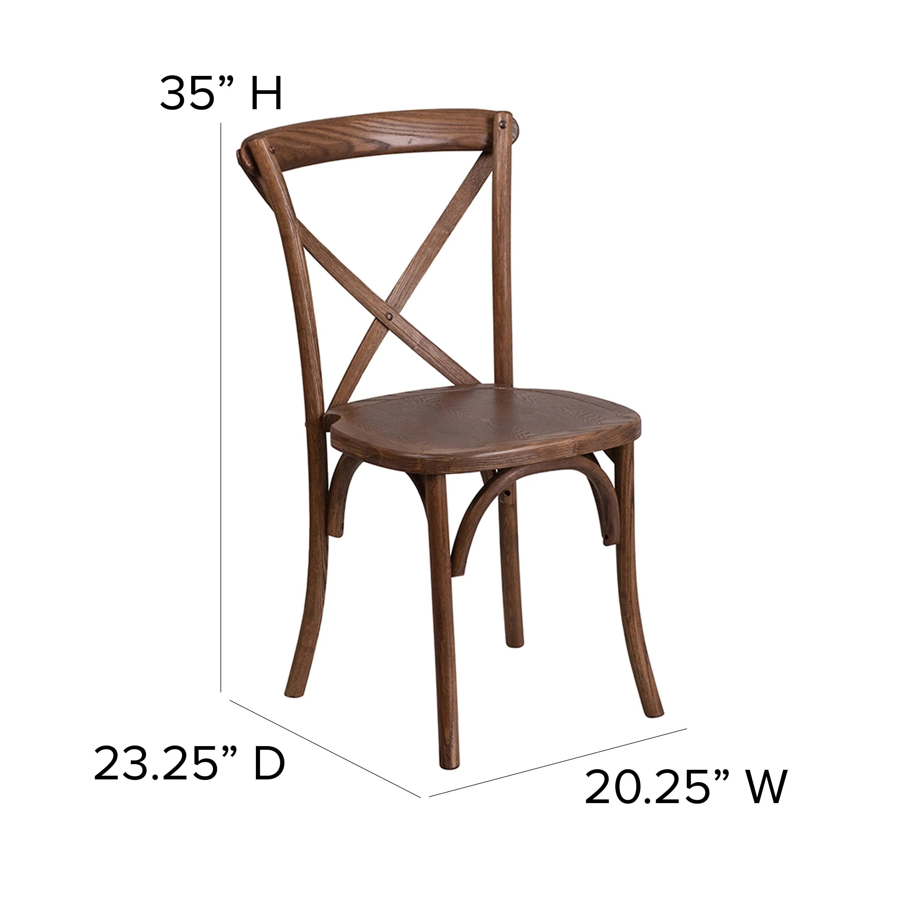 HERCULES Series 8' x 40'' Folding Farm Table Set with 10 Cross Back Chairs and Cushions