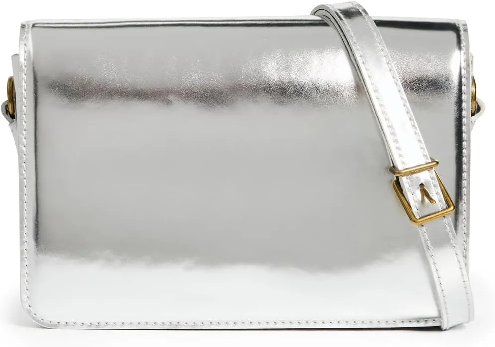 Madewell Women's The Toggle Flap Crossbody Bag in Specchio Leather