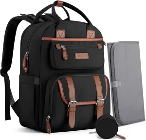 Maelstrom Diaper Backpack, 30L Black