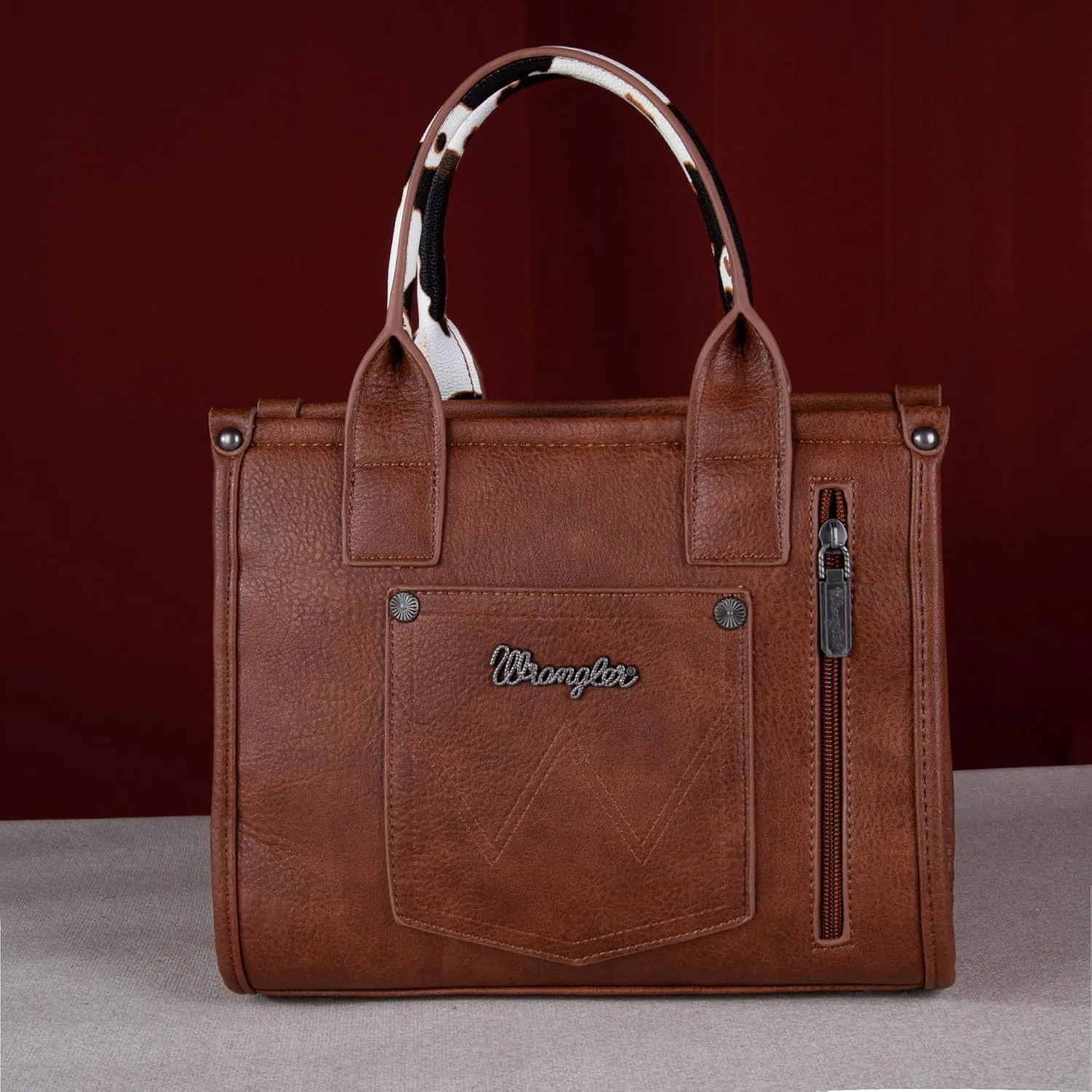 Montana West Wrangler Tote Bag for Women Handbag Satchel Bag Crossbody Purse with Strap Women Shoulder Purse