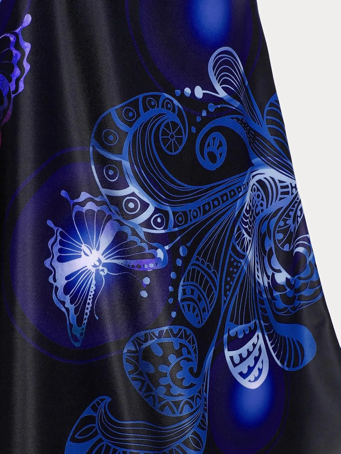 Rosegal Womens Plus Size Curve Butterfly Padded Boyleg Modest Tankini Swimsuit