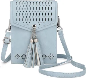 seOSTO Womens Small Crossbody Bag For Woman, Tassel Wallet PurseGifts For Teenage Girls