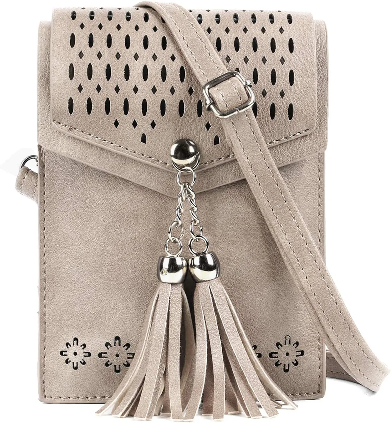 seOSTO Womens Small Crossbody Bag For Woman, Tassel Wallet PurseGifts For Teenage Girls