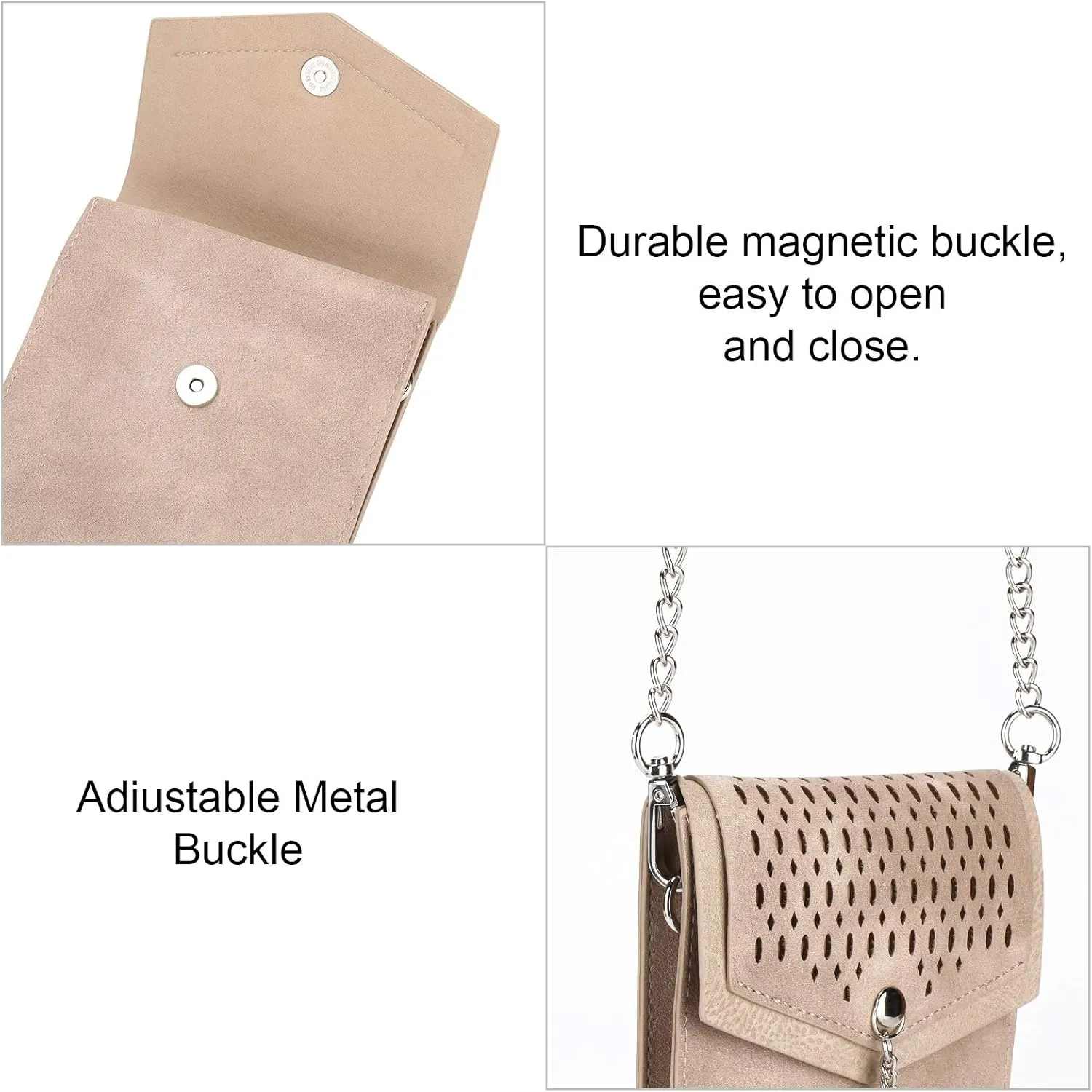 seOSTO Womens Small Crossbody Bag For Woman, Tassel Wallet PurseGifts For Teenage Girls
