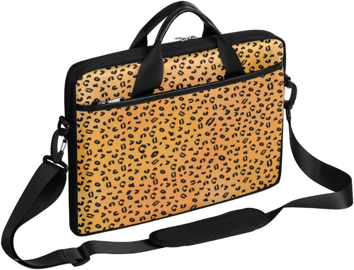 Strawberry Mushrooms Laptop Shoulder Messenger Bag Waterproof Laptop Briefcase Handle Padded Strap