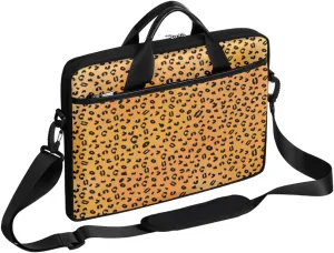 Strawberry Mushrooms Laptop Shoulder Messenger Bag Waterproof Laptop Briefcase Handle Padded Strap