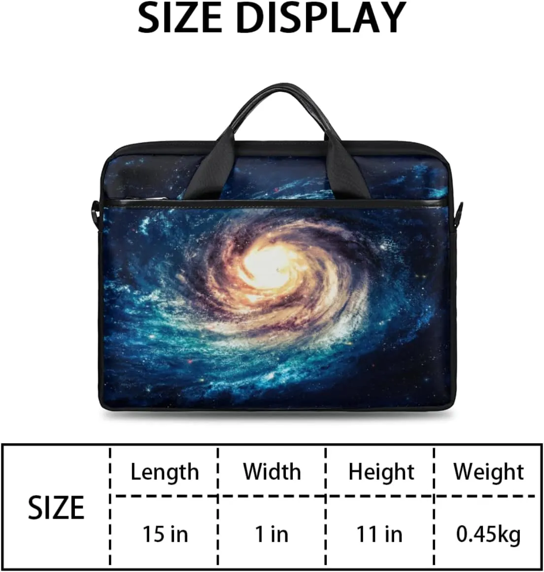 Sugar Skull Pattern Laptop Shoulder Messenger Bag Waterproof Laptop Briefcase Handle Padded Strap