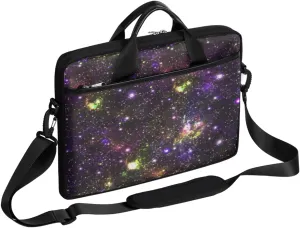 Sugar Skull Pattern Laptop Shoulder Messenger Bag Waterproof Laptop Briefcase Handle Padded Strap