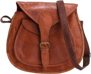 TAEMAN Goat Leather Crossbody Purse Women Shoulder Bag Satchel Ladies Travel Purse Genuine Leather